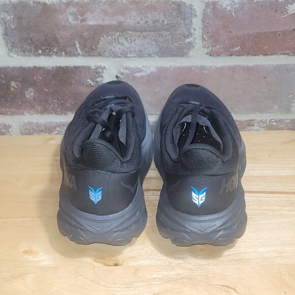 New Mens HOKA Speedgoat 5 GTX Gore-Tex Spike Trail Shoes Black Grey Sz 9 - Picture 4 of 5